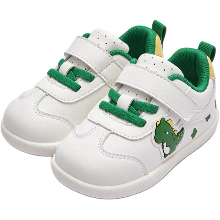 BALABALA Скользостойкие износостойкие низкие детские ботинки White Green Infant And Toddler — фото 3