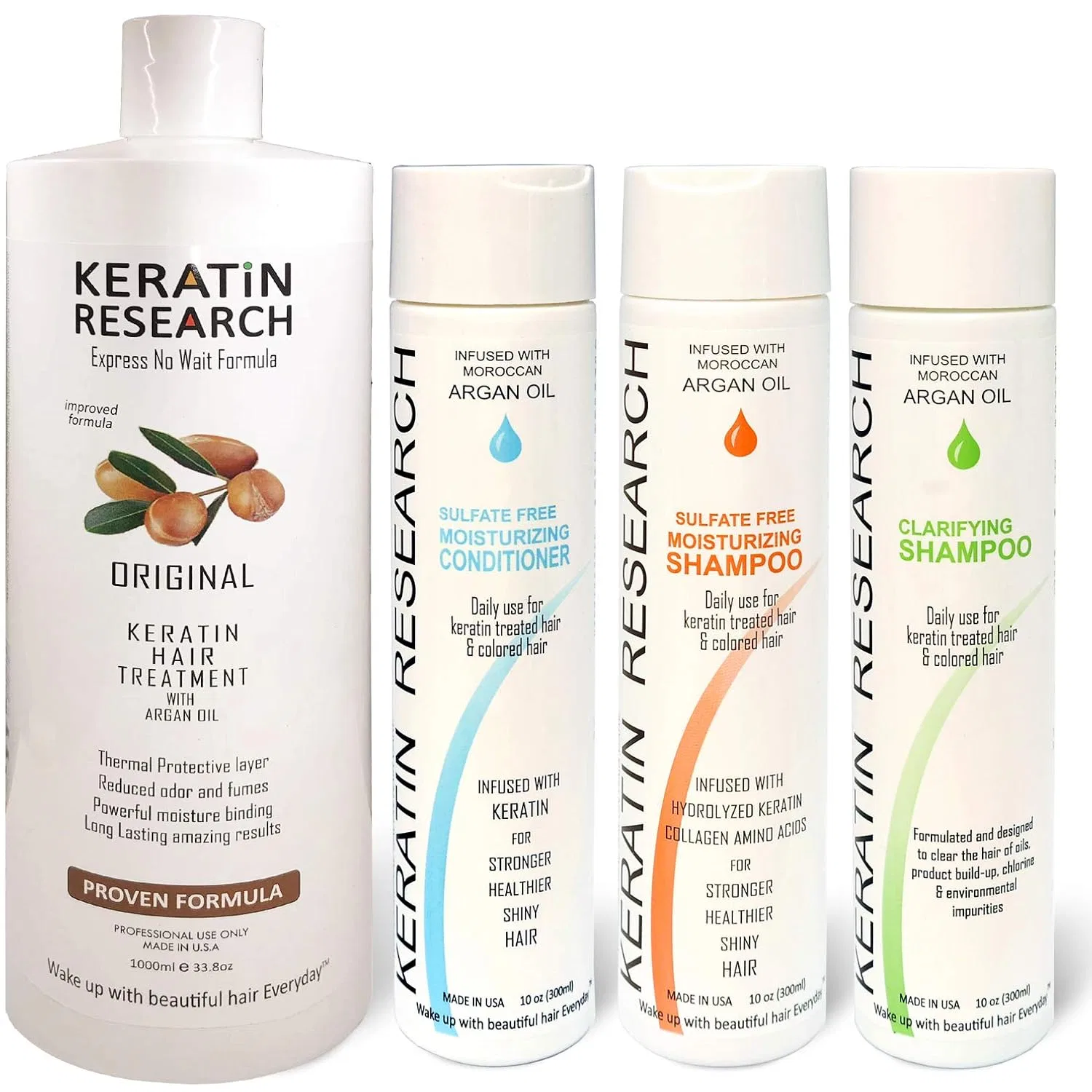 Набор для кератинового выпрямления волос от Keratin Research Keratin Research