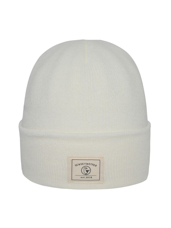 

SCHIETWETTER Зимняя шапка «Морская пряжа» кремового цвета