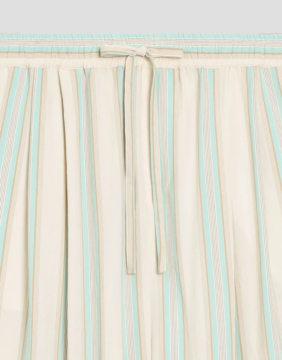 Брюки Striped canvas vanity DOLCE & GABBANA, бежевый — фото 3