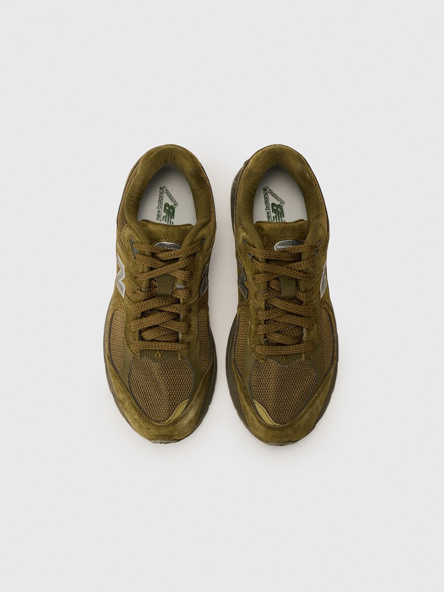 Кроссовки new balance 2002, Olive — фото 3