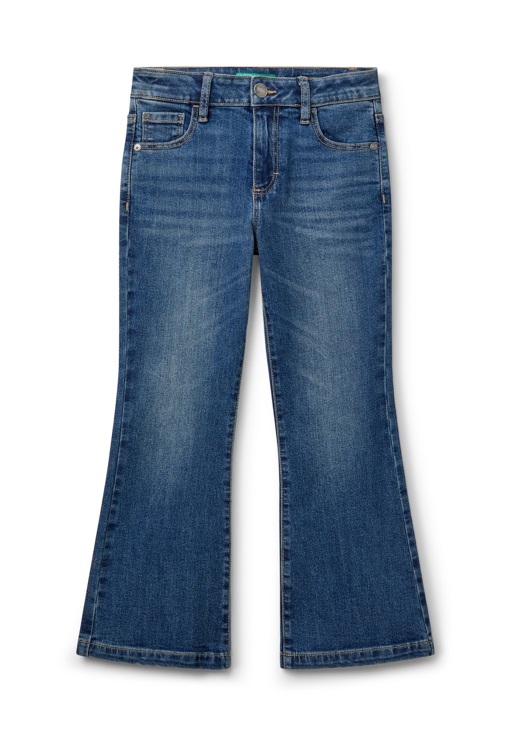 

Расклешенные джинсы FIVE POCKET United Colors of Benetton, синий