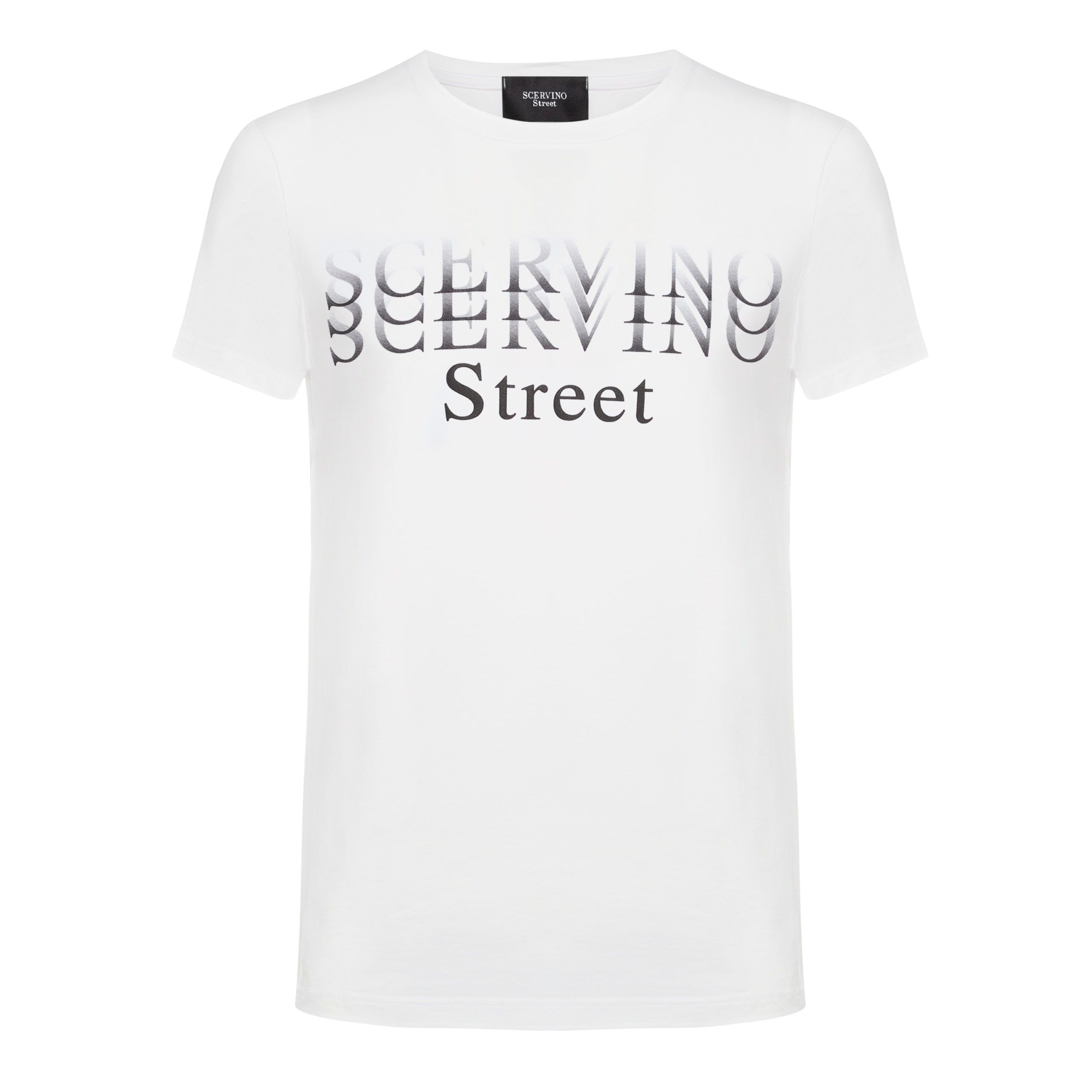 

Белая хлопковая мужская футболка Ermanno Scervino