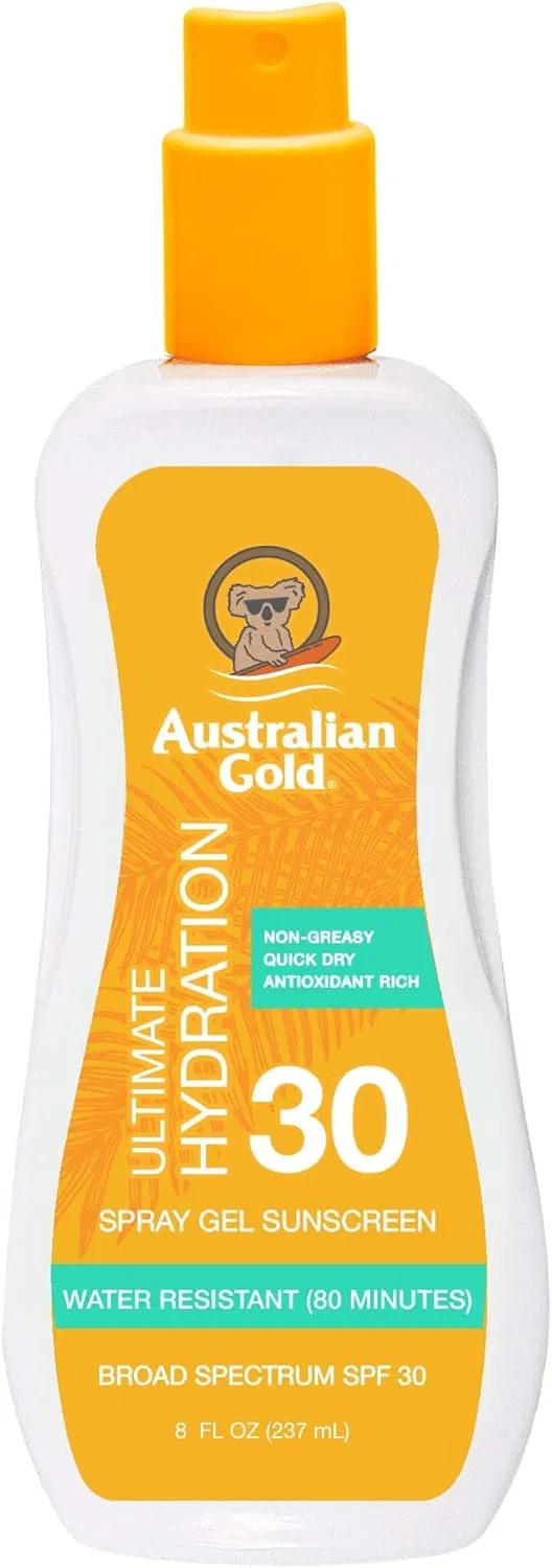 Солнцезащитный спрей-гель Australian Gold SPF 30, Кокос, 8 унций
