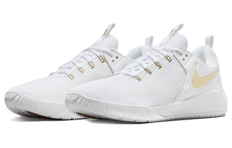 AIR ZOOM HYPERACE 2 устойчивые к истиранию дышащие низкие кроссовки для тренировок унисекс белый золотой Nike, белый золотой — фото 4