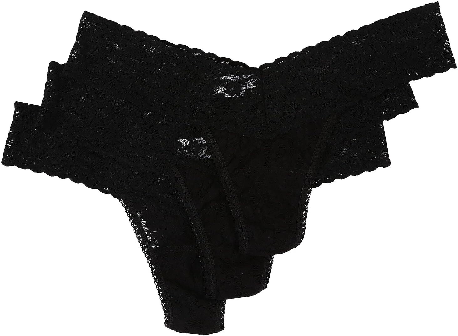 

Комплект из 3 стрингов с низкой посадкой Hanky Panky, черный