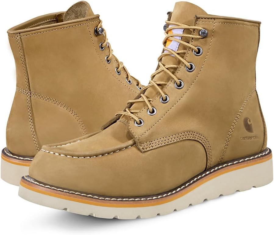 

Ботинки Carhartt унисекс-взрослые мужские 6-дюймовые с мок-носком на танкетке, Coyote