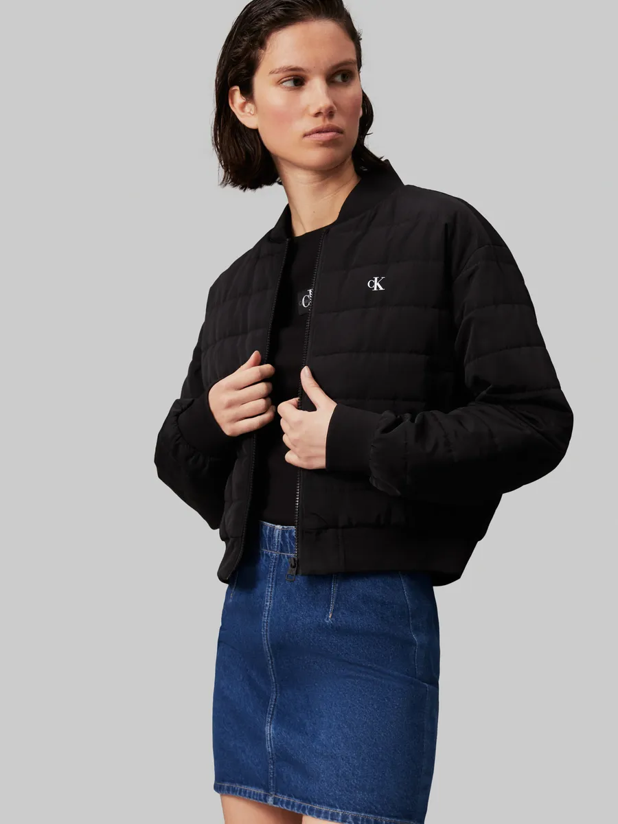 

Куртка Calvin Klein Jeans "СТЁГНЫЙ БОМБЕР", черный