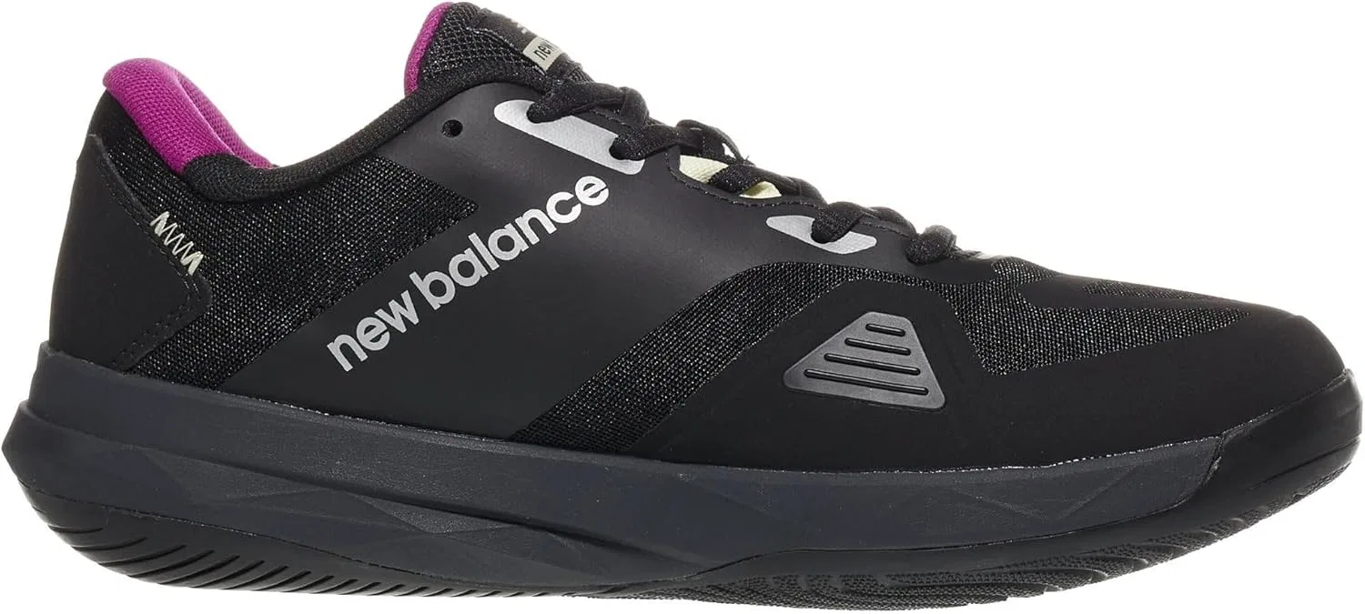 Кроссовки теннисные New Balance Black/Silver — фото 3