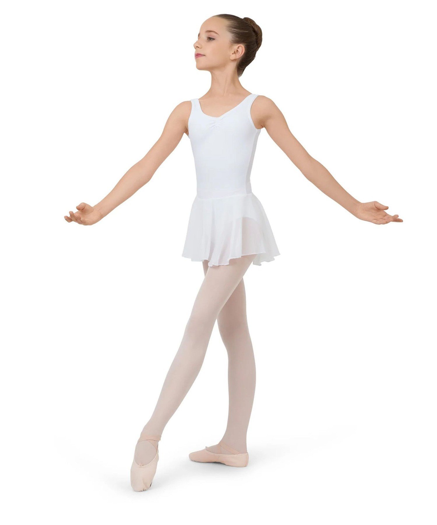 Туника со сборками на вырезе Repetto, WHITE