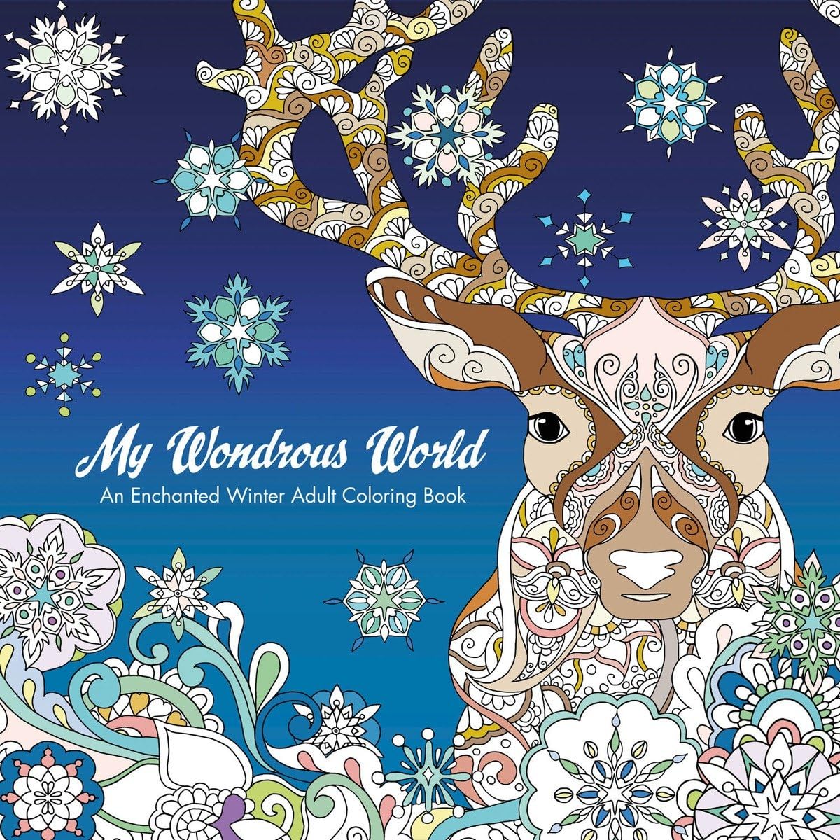 

My Wondrous World: Enchanted Winter Adult Coloring Book (IDW Publishing)