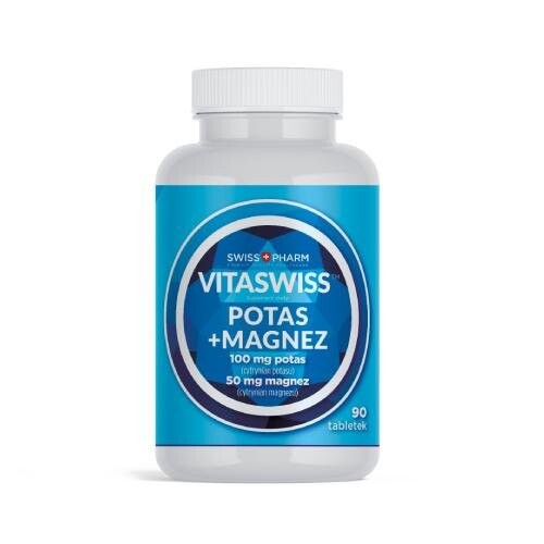 

Vitaswiss Калий + Магний, 90 таблеток. Inna marka