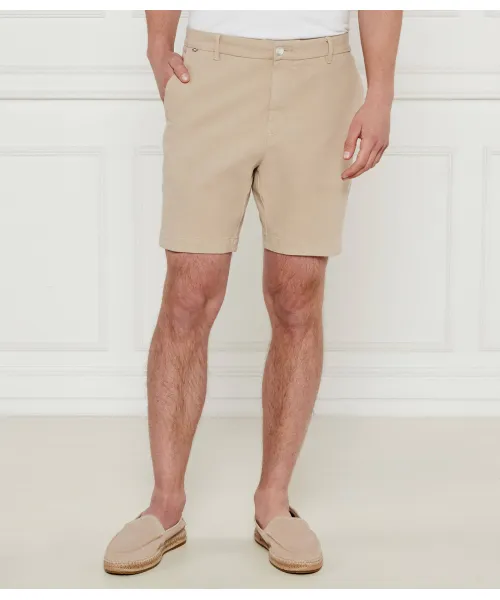 

Шорты с H-образным вырезом Slim fit Boss, бежевый