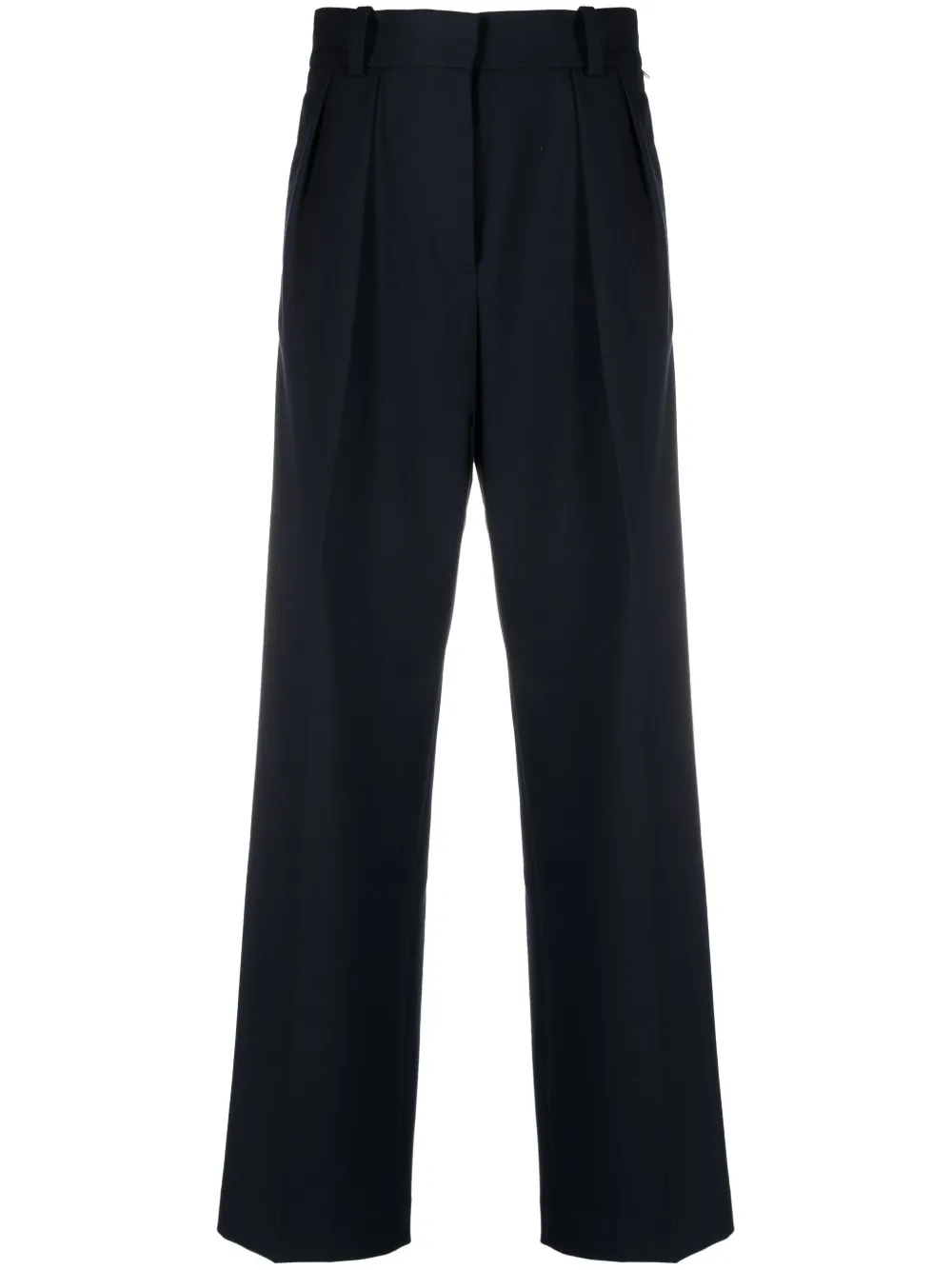 

Прямые брюки с завышенной талией Tommy Hilfiger, синий