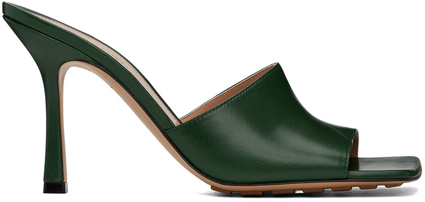 

Зеленые эластичные мюли из сосны Bottega Veneta