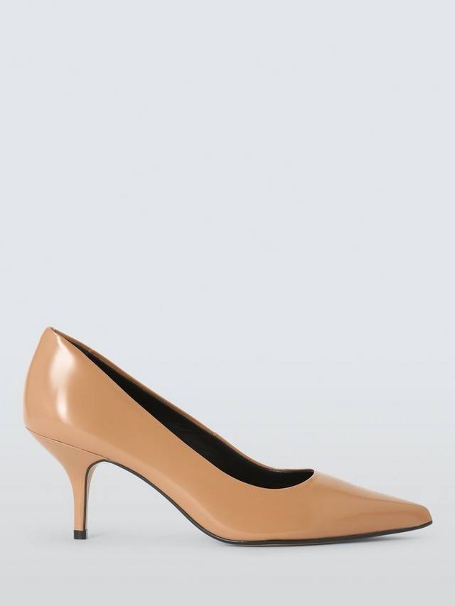 Ascot Leather Essential туфли-лодочки на среднем каблуке John Lewis, Camel