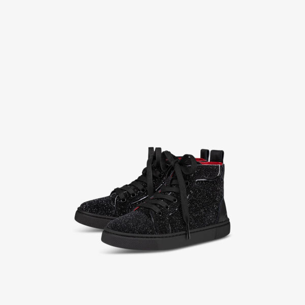 Ботильоны из кожи и замши Funnytopi 4-9 лет Christian Louboutin, черный — фото 3