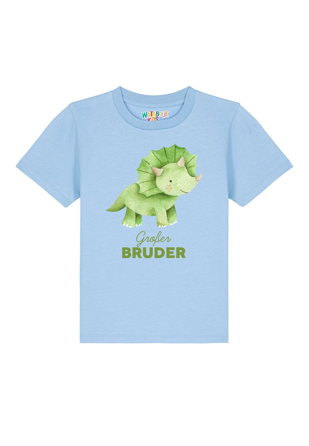 

Футболка с принтом DINOSAURIER GROSSER BRUDER Watapparel, цвет blue soul