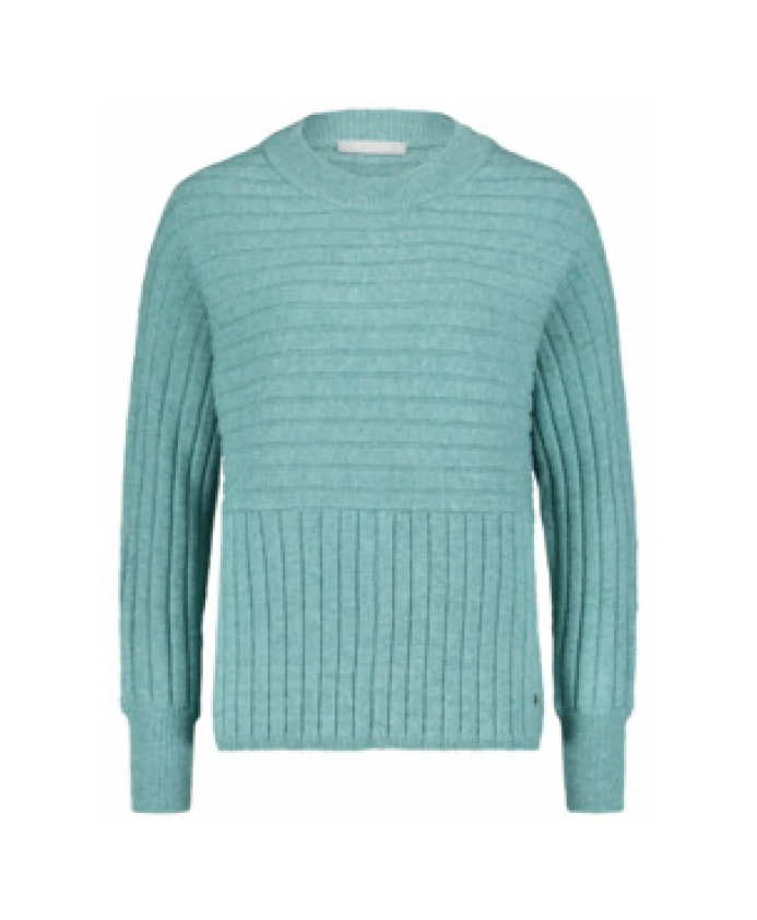 

Бирюзовый свитер с высоким воротником для женщин Betty Barclay, синий