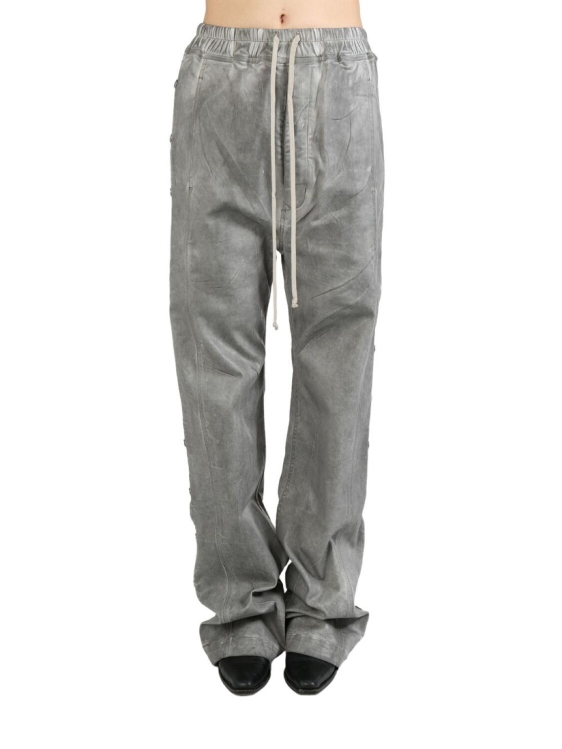 

Брюки с боковыми кнопками Rick Owens DRKSHDW, серый