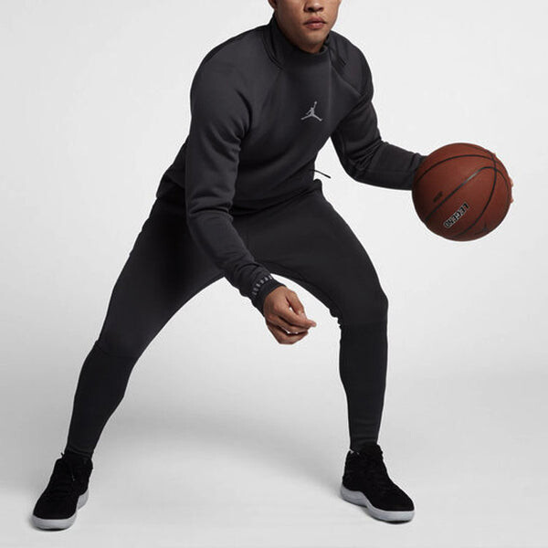 Спортивные штаны Air Jordan 23Engineered Casual Sports Bundle Feet Training Long Pants Black, черный — фото 3