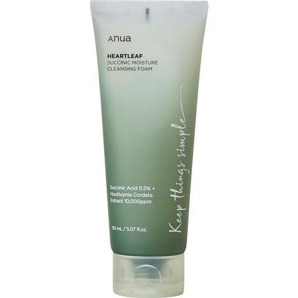 

Heartleaf Succinic Moisture Очищающая пенка 150 мл Anua