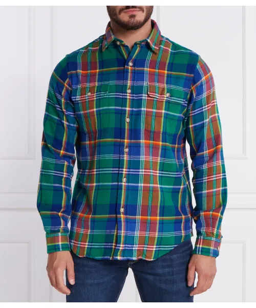

Футболка с длинным рукавом Classic fit Polo Ralph Lauren, зеленый