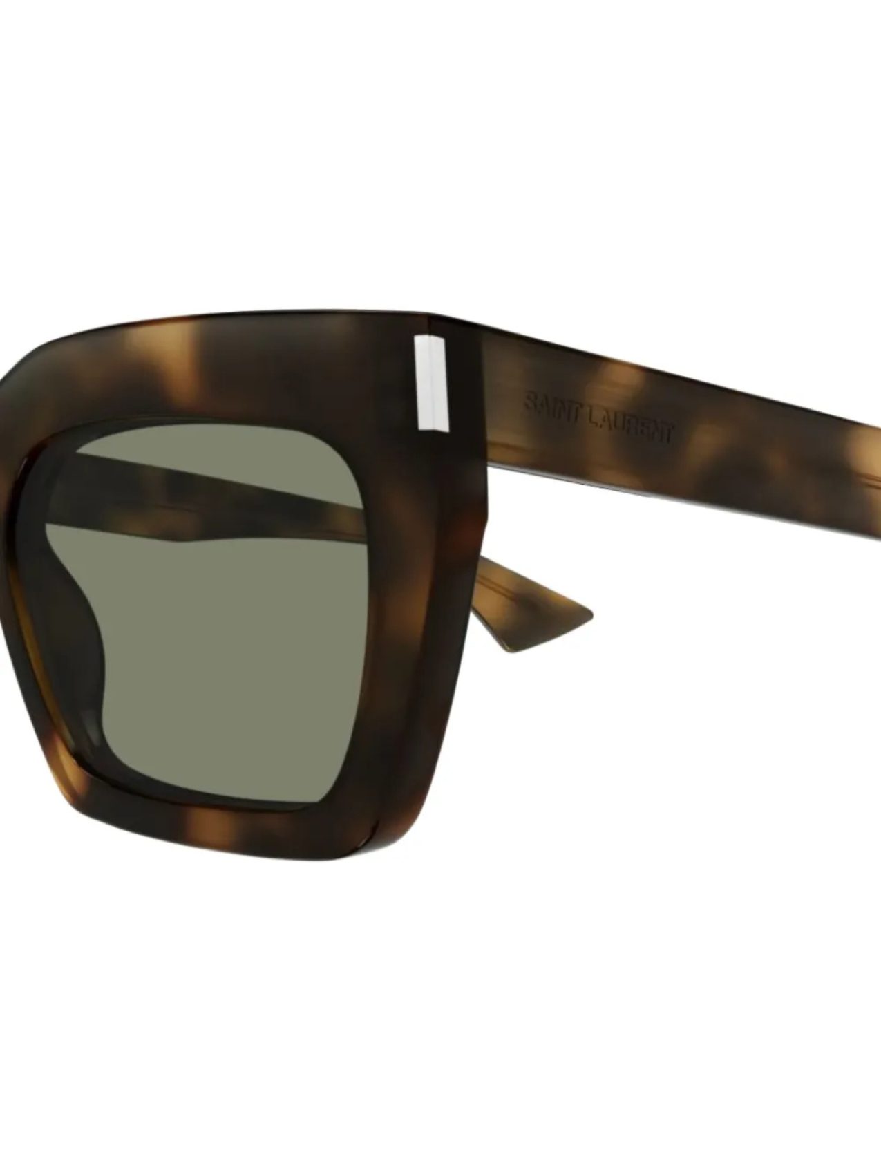Солнцезащитные очки SL 810 Saint Laurent Eyewear, коричневый — фото 3