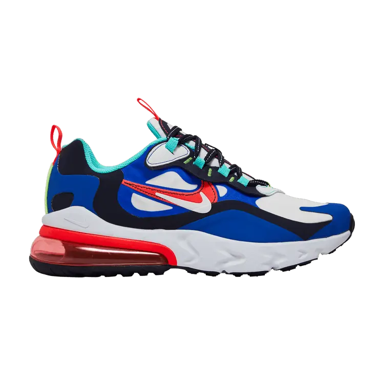 

Кроссовки Nike Air Max 270 React GS 'Metallic Utopia Slate', синий