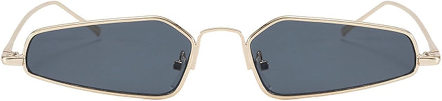 

Солнцезащитные очки Willochra в маленькой оправе «кошачий глаз» для женщин, металлические многоугольные солнцезащитные очки, модные градиентные очки, защита от ультрафиолета UV400, C3