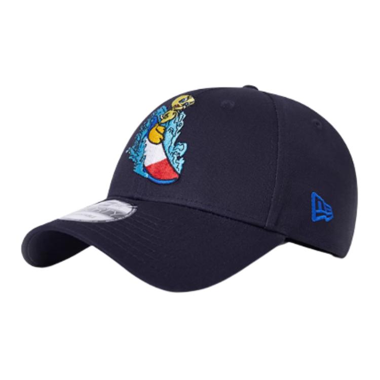 

New Era Хлопковая бейсболка из полиэстера унисекс темно-синего цвета, Navy Blue