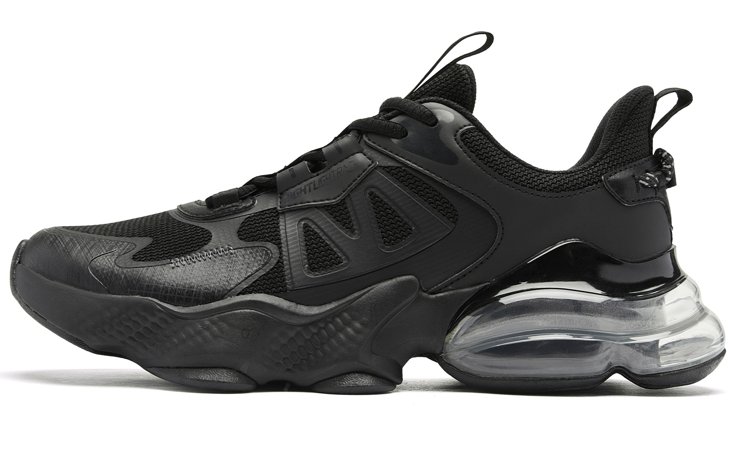 

Норт Плуто 3.0 Амортизирующие Противоскользящие и Износостойкие Низкие Беговые Кроссовки Мужские Черный Железно-Серый QIAODAN