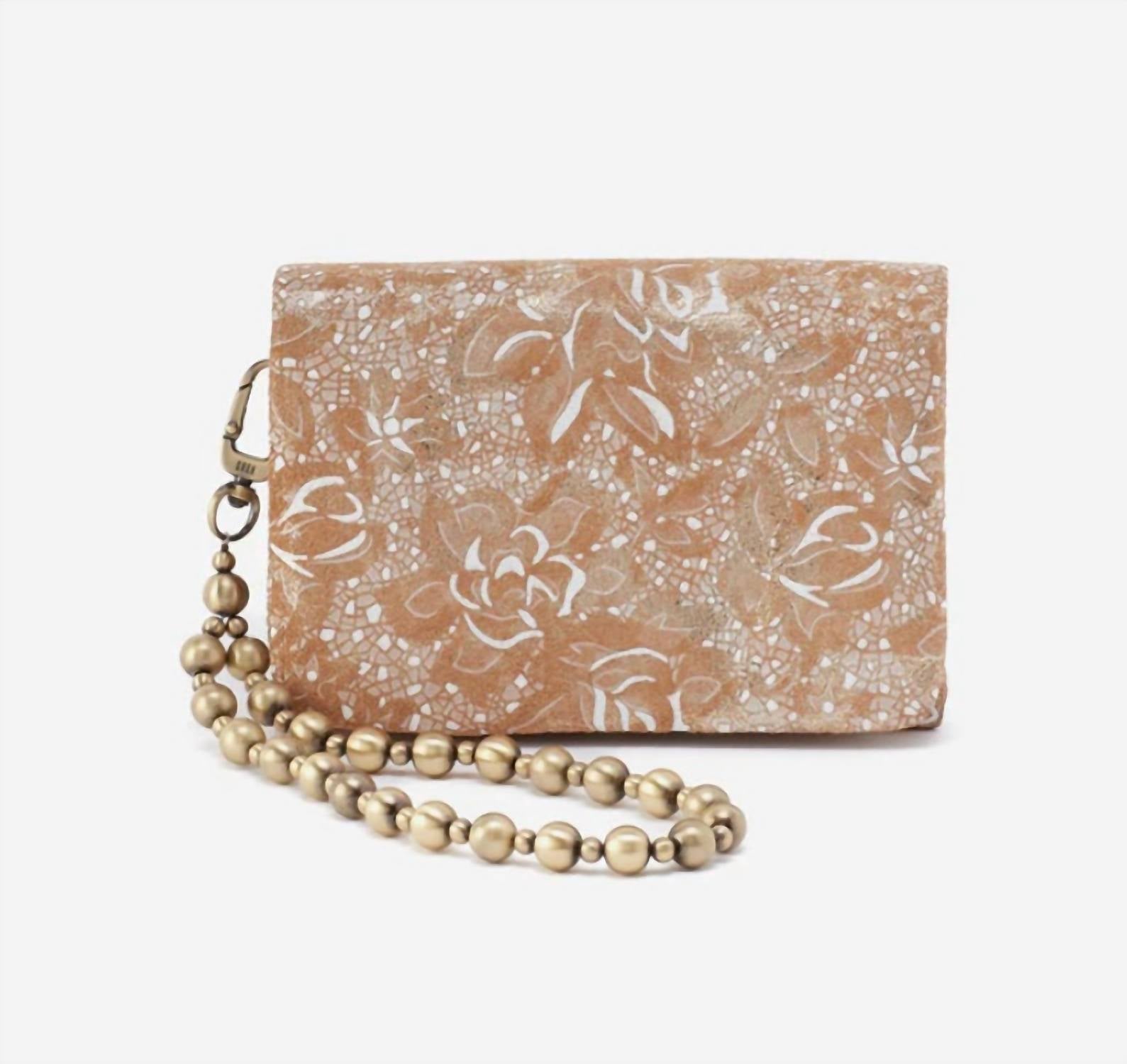 

Женский клатч Ross Bead с позолоченными лепестками HOBO, Gilded Petals