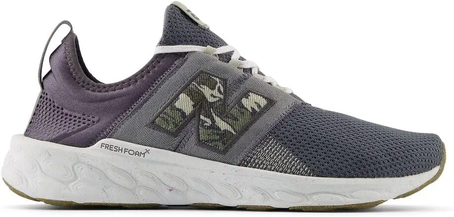Мужские беговые кроссовки New Balance Fresh Foam X Cruz Artisan V3, Magnet Shadow Grey Olivine — фото 3