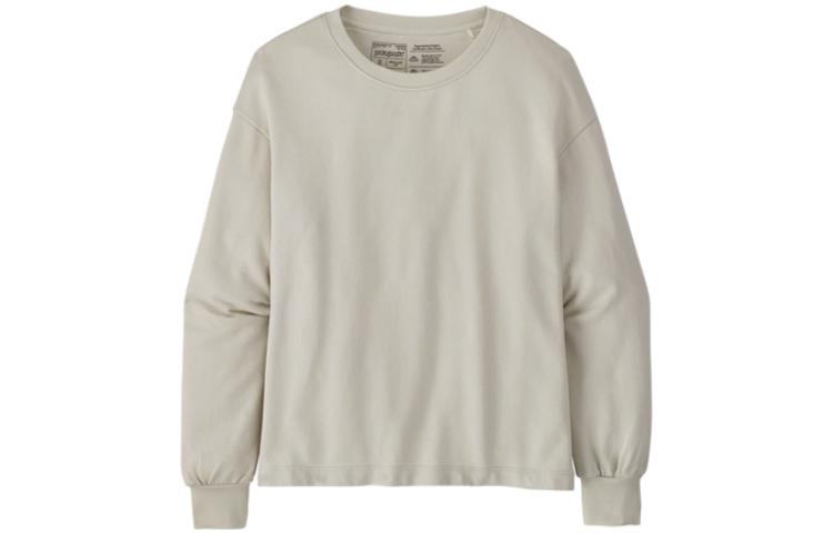 Свитшот Regenerative Organic Certified с круглым вырезом для женщин, Moderate Regular Patagonia, shrub коричневый/shroom taupe — фото 4