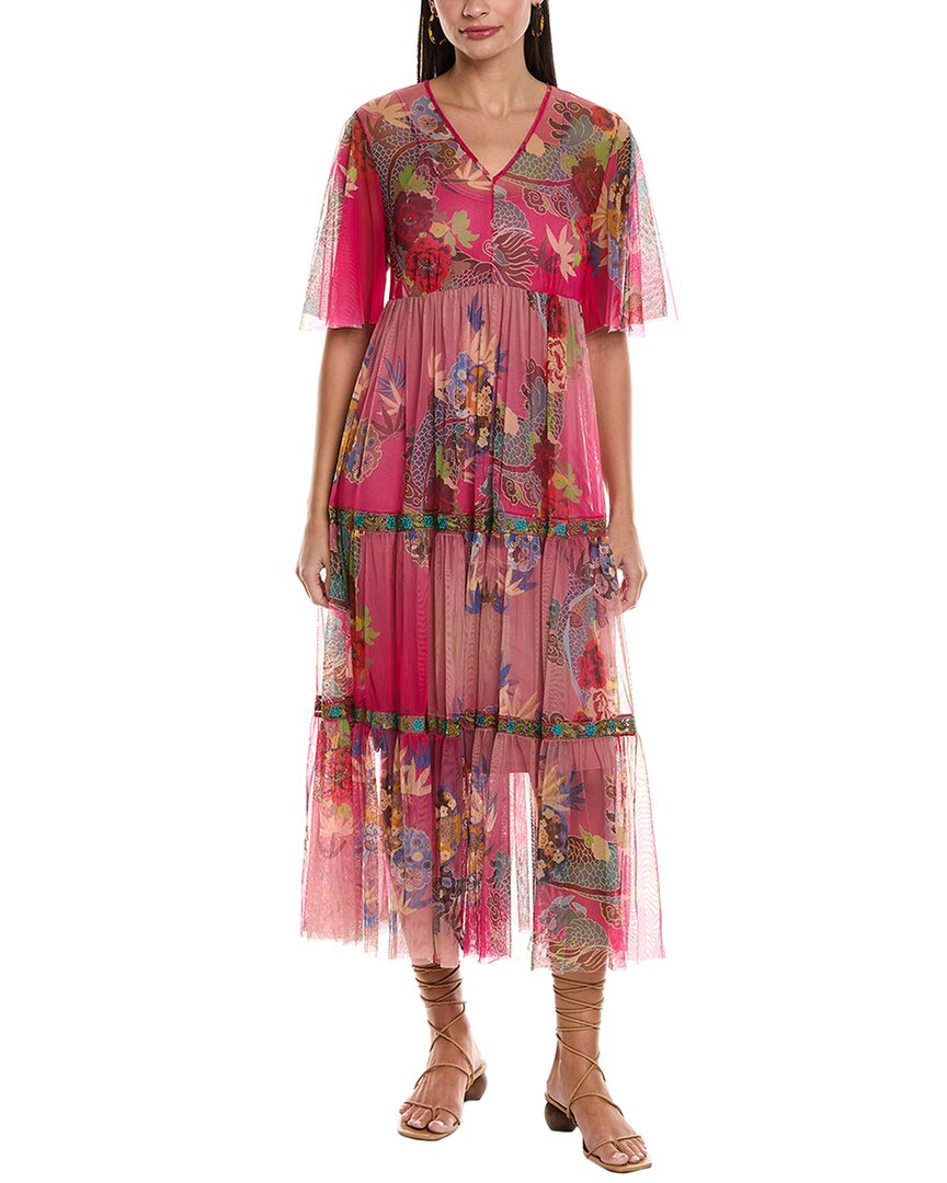 

Платье Johnny Was Mazzy с ярусами, цвет multi