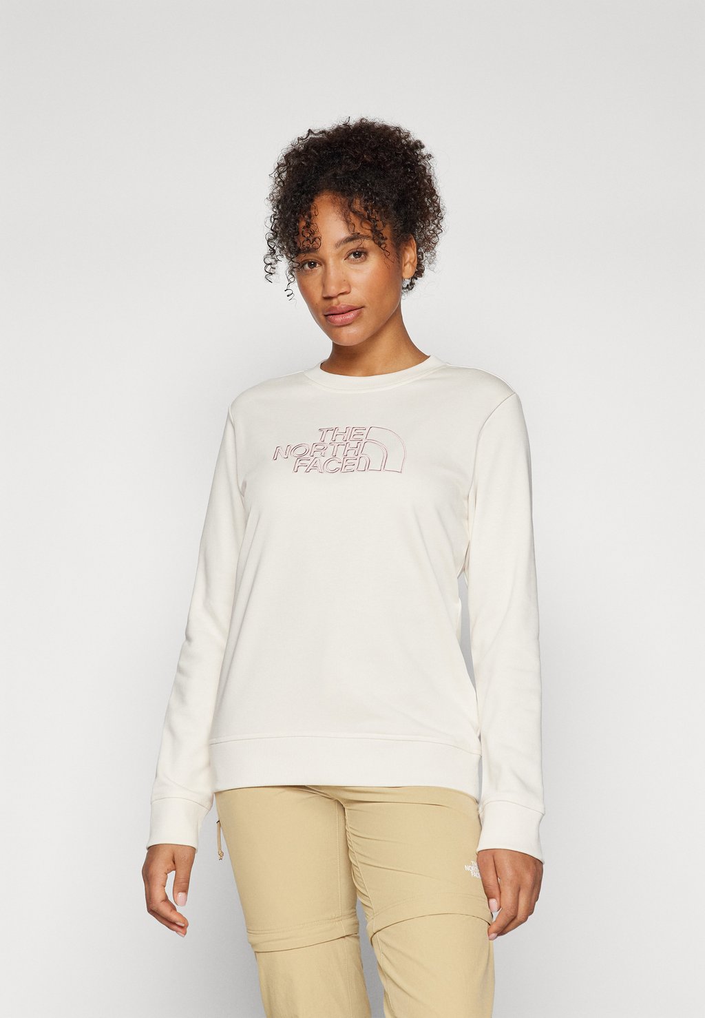 

Толстовка DREW PEAK LIGHT CREW The North Face, светло-розовый