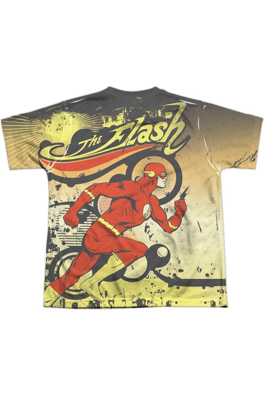 Футболка DC Comics Flash "На скорости" с коротким рукавом для подростков Gildan, белый — фото 2