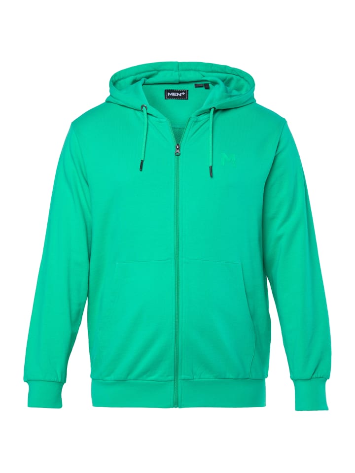 

Men Plus Толстовка изумрудно-зеленого цвета, Зеленый, Men Plus Толстовка изумрудно-зеленого цвета