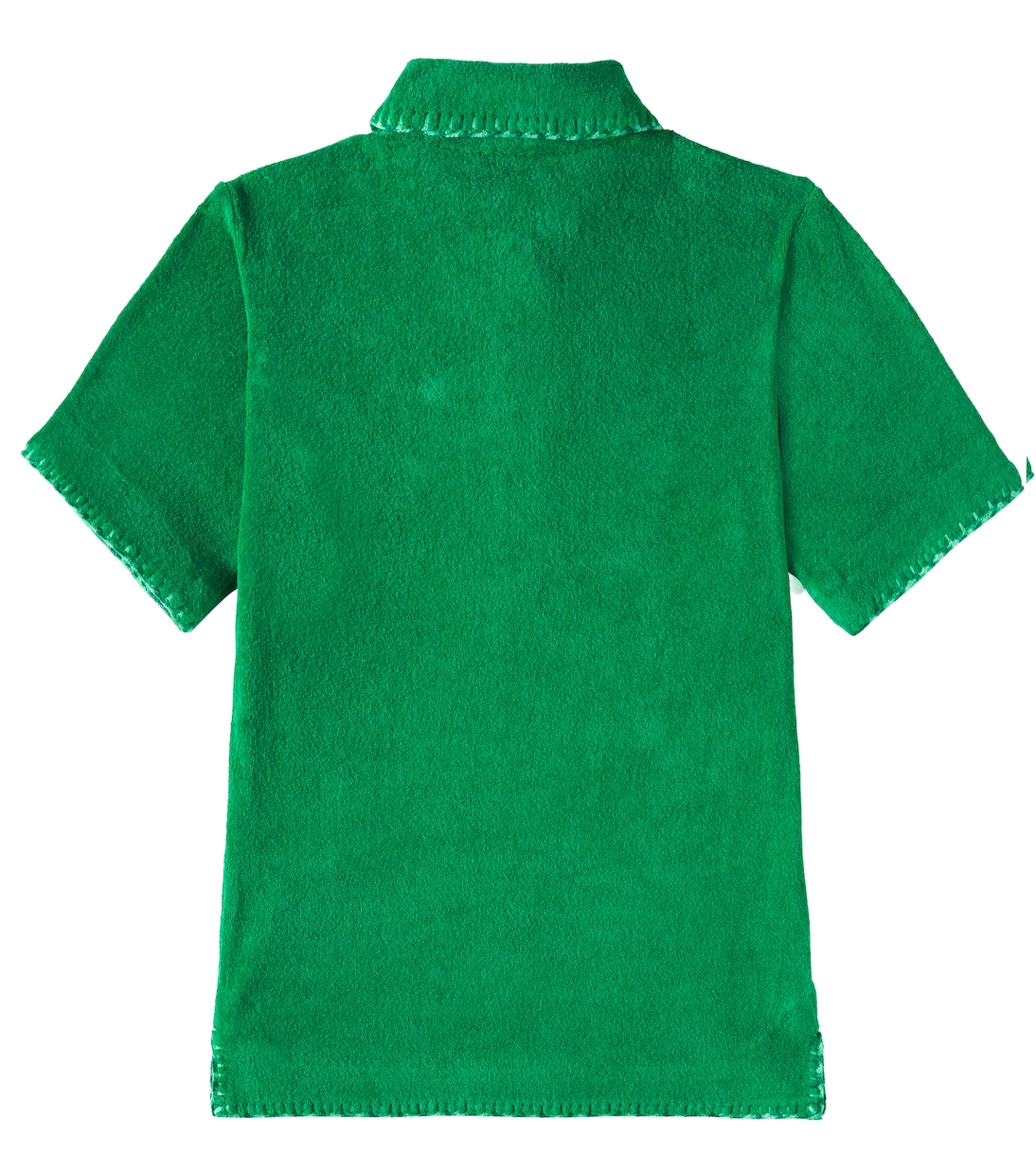 Платье из хлопкового велюра Everley Zimmermann Kids, Emerald — фото 4