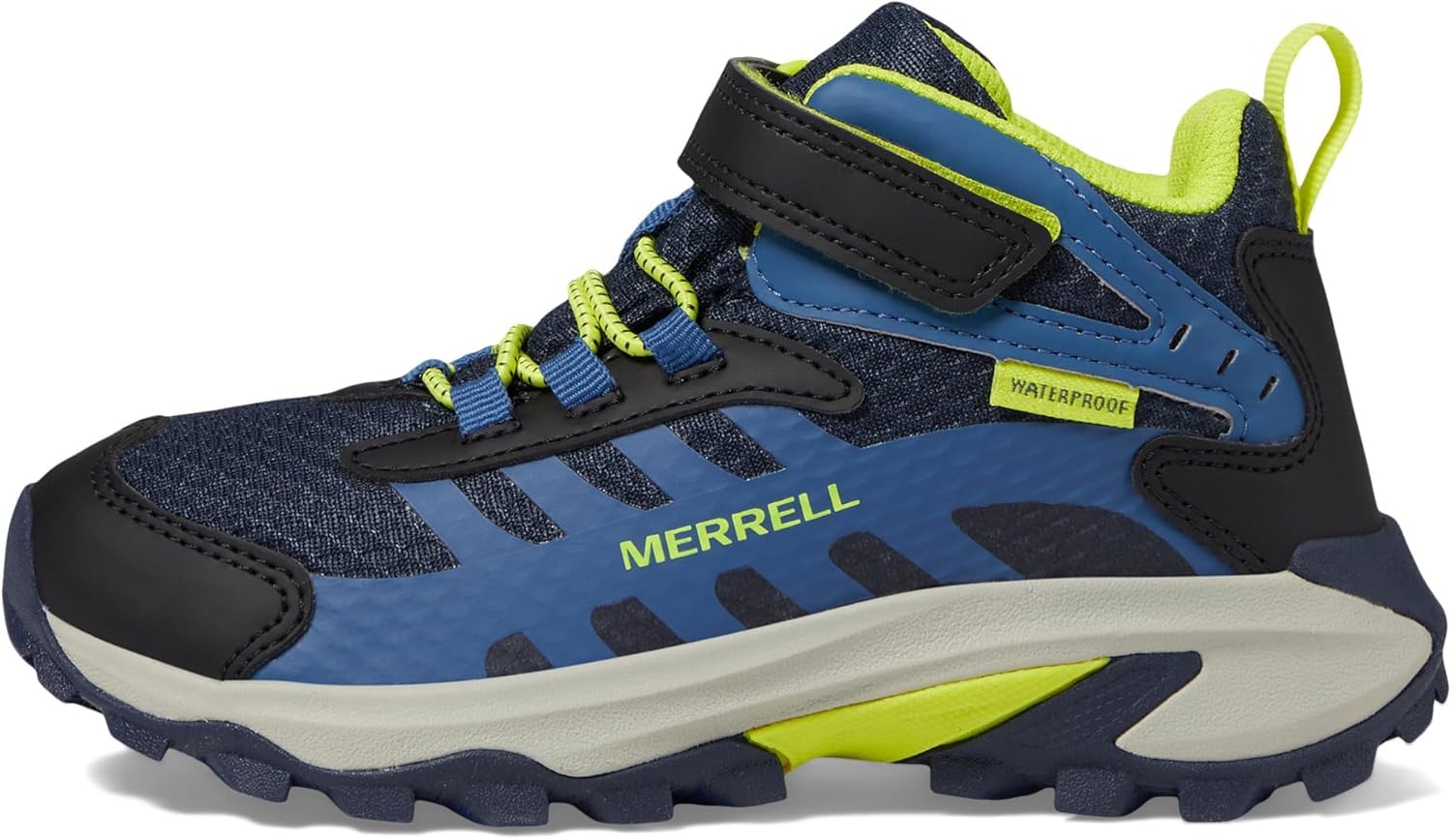 Детские водонепроницаемые кроссовки Merrell Kids Moab Speed 2 Mid A/C (для маленьких и больших детей), темно-синий — фото 4