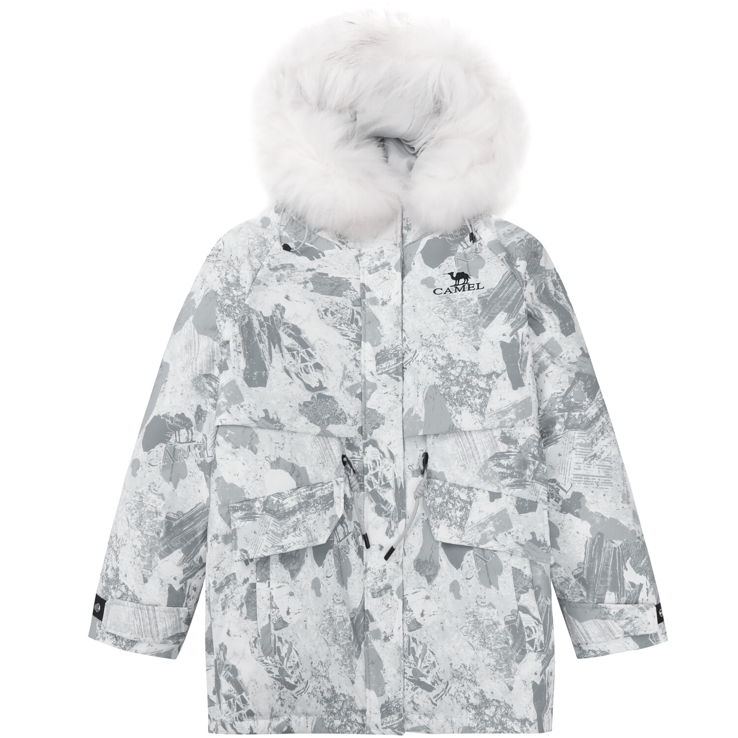 

Пуховик женский Glacier Grey Camel