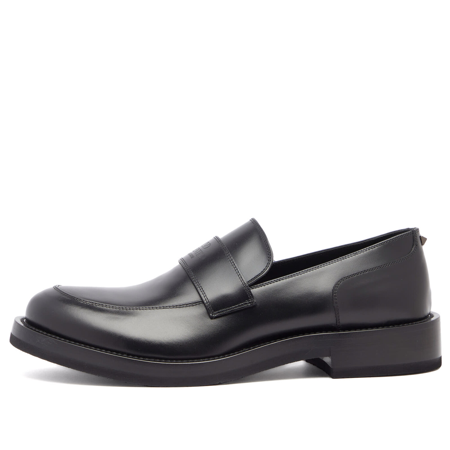 

Туфли броги Valentino Rockstud Essential Loafer, черный