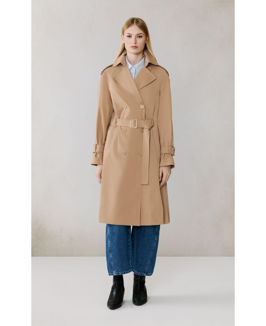 

Женское длинное тренч-пальто Becky-L Soia & Kyo, Teak