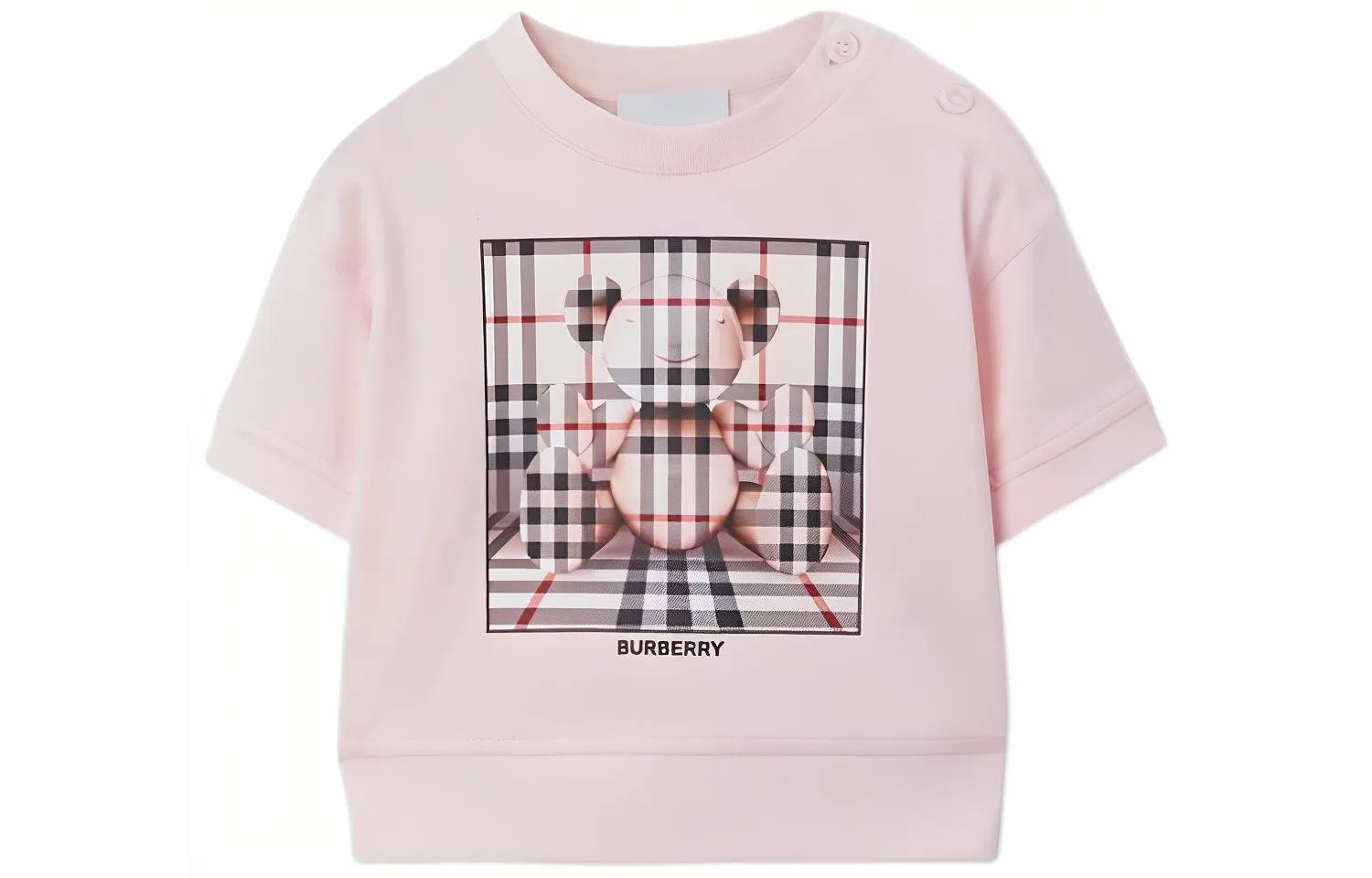 Свитшот детский Thomas Bear хлопок розовый Burberry