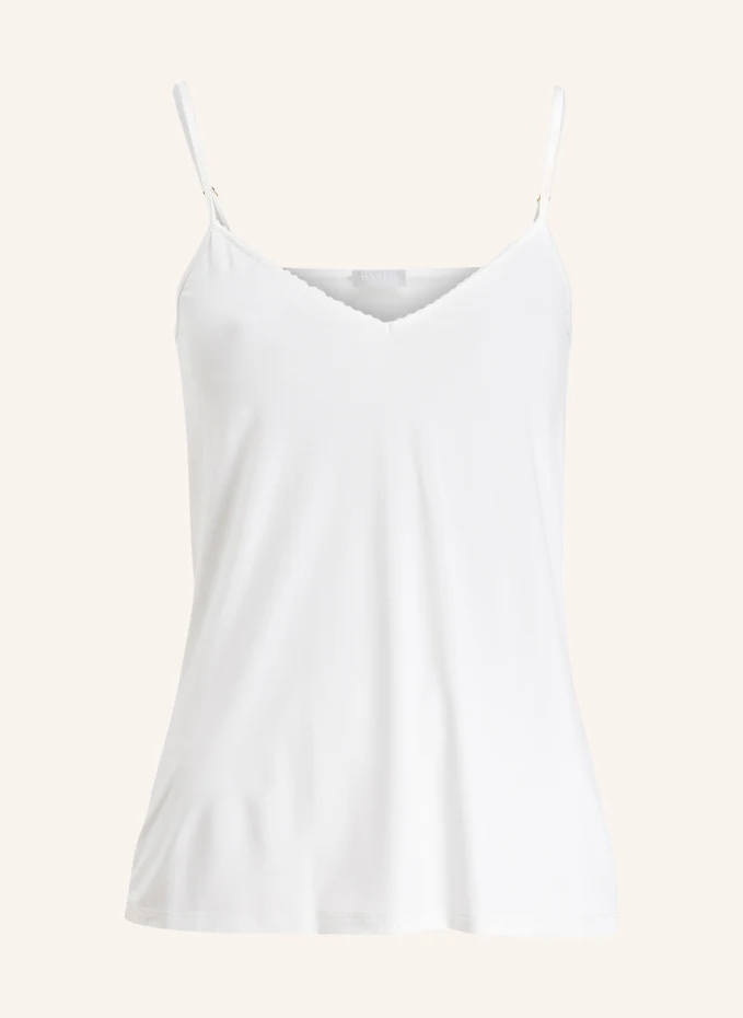

Топ satin deluxe из атласа Hanro, белый