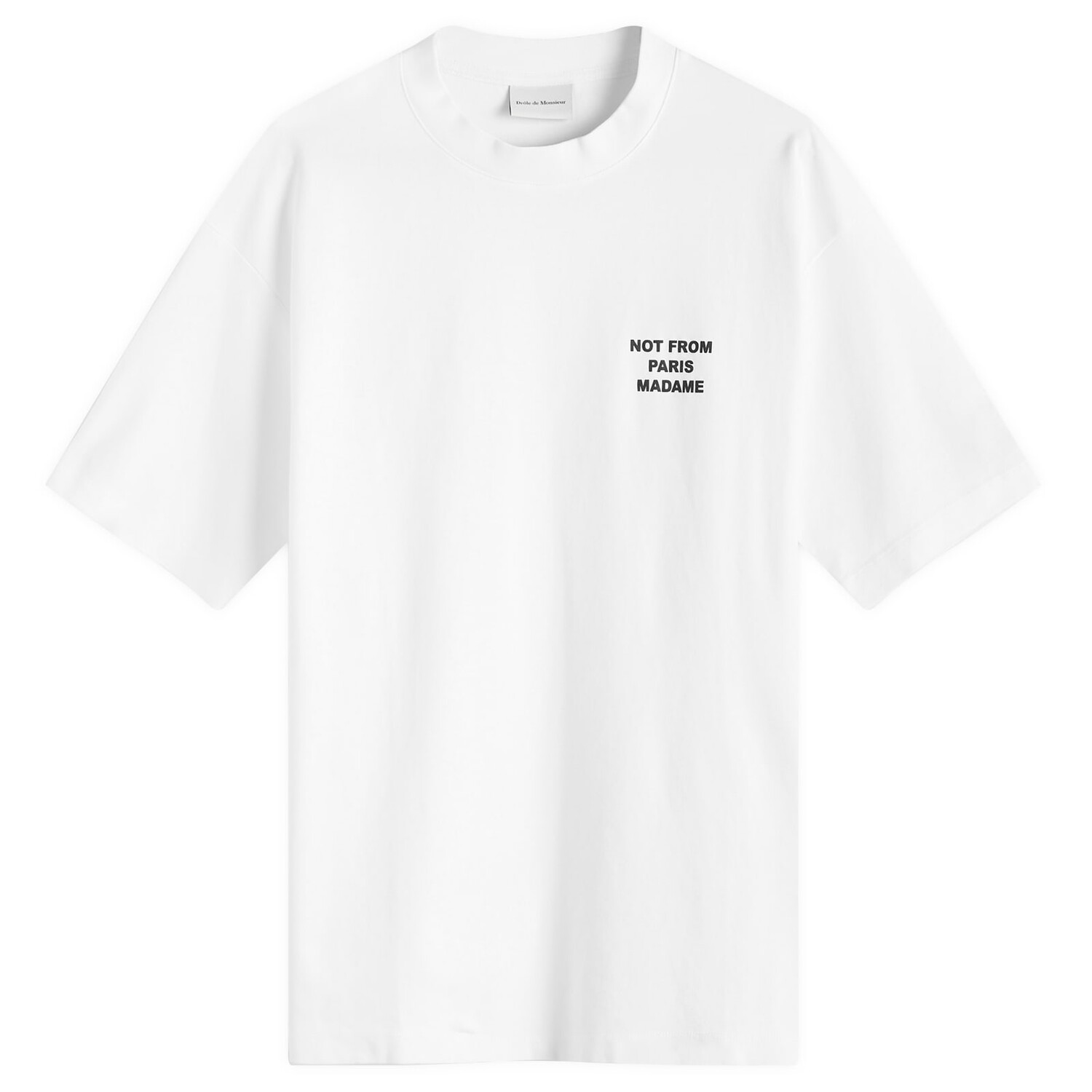 

Футболка Drôle De Monsieur Not From Paris Madame T-Shirt, цвет Optic White