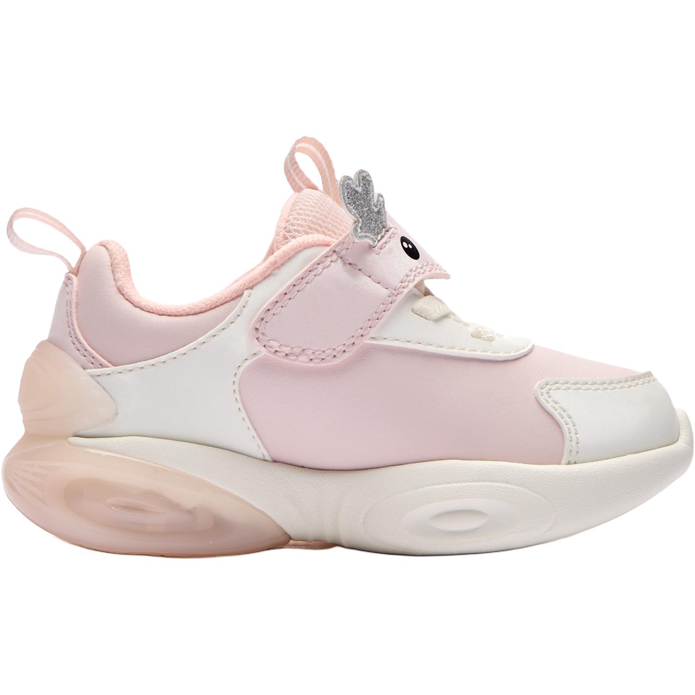 QIAODAN Скользостойкие износостойкие низкие Toddler Shoes Pink White Infant And Toddler — фото 3