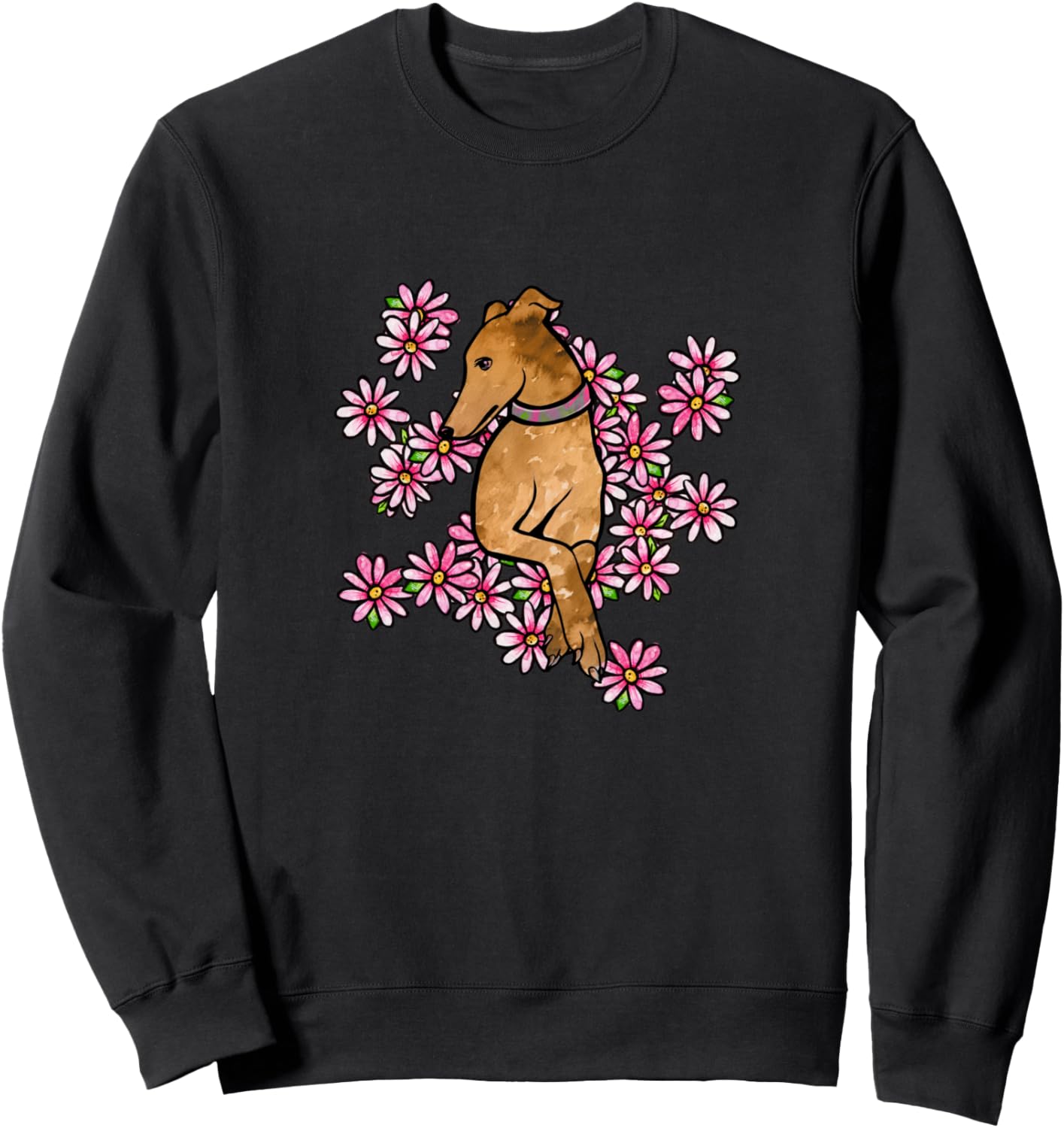 

Милая толстовка с изображением борзой Greyhound Snugg, черный
