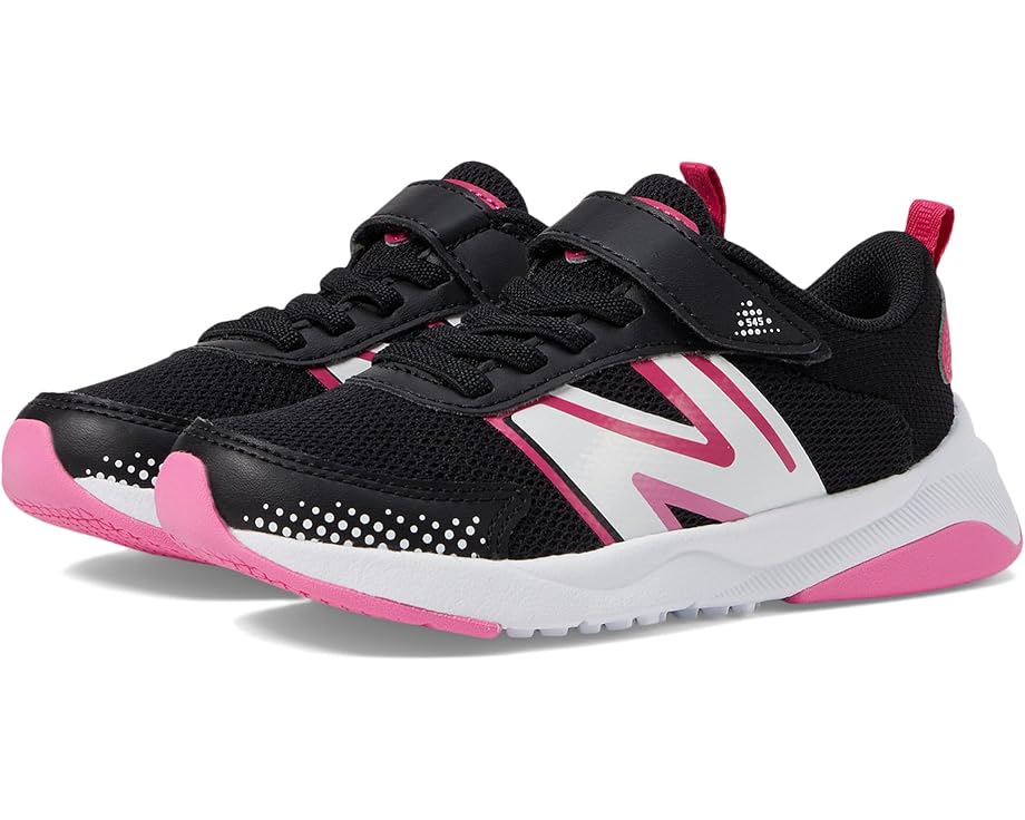 

Кроссовки New Balance Kids Dynasoft 545 Bungee Lace with Top Strap, цвет Black/Carnival Pink